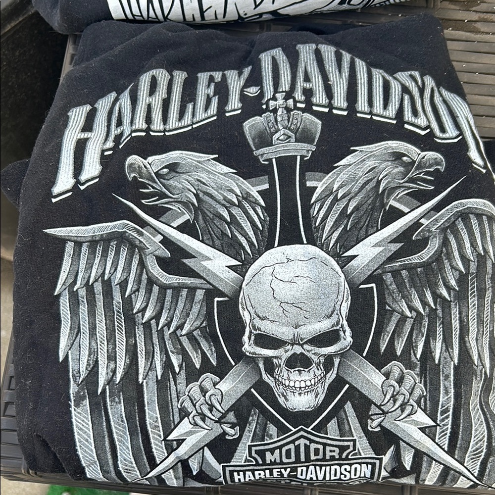 Harley-Davidson Black Graphic Hoodie